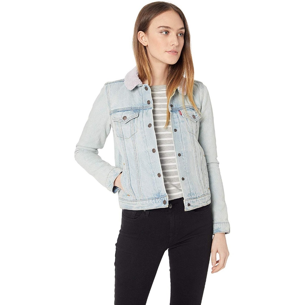 NWT Levi's Sherpa-Lined Original Trucker Jacket L